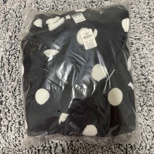 Pink Victoria’s Secret black and white robe